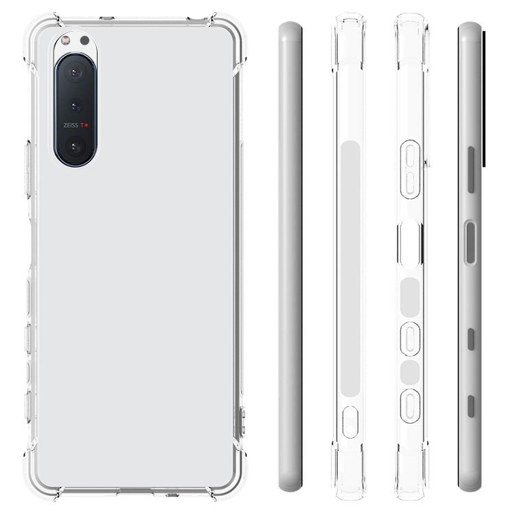 Xperia5 II 耐衝撃クリアソフトケース
