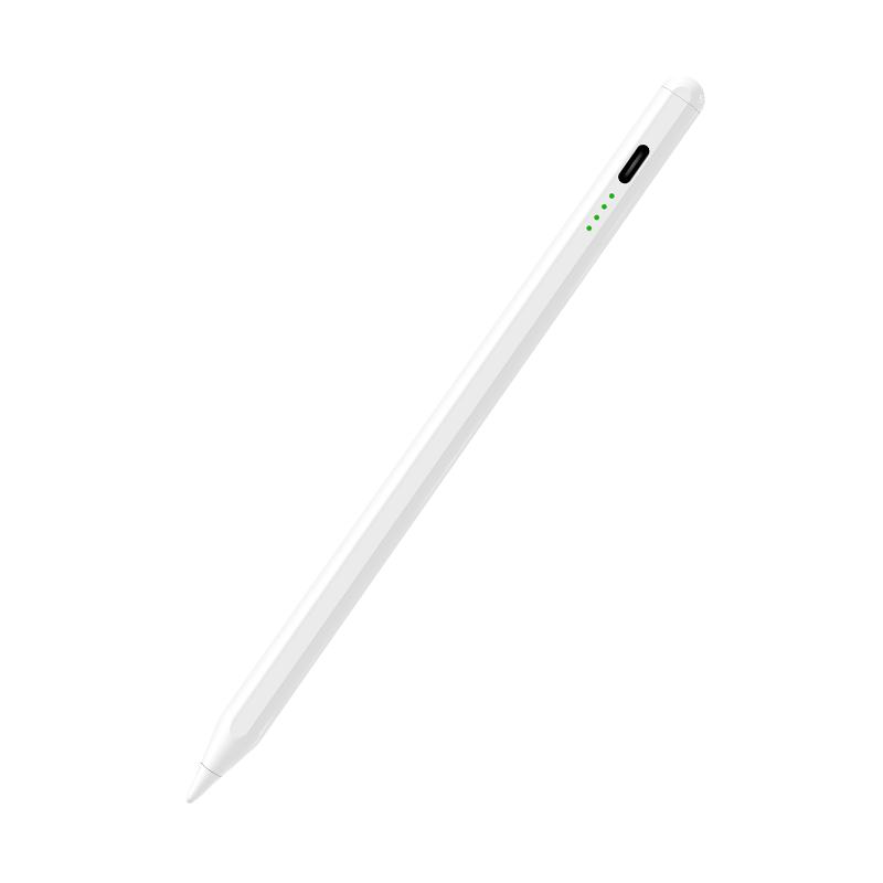 【ペン先4枚付き】タッチペン iPad ペンシルスタイラスペン 残量表示/傾き感知 極細 iPad 第10世代 9876 Air5 4 mini6 Pro 11 12.9 磁気吸着 超高感度 充電式｜azurestore｜03