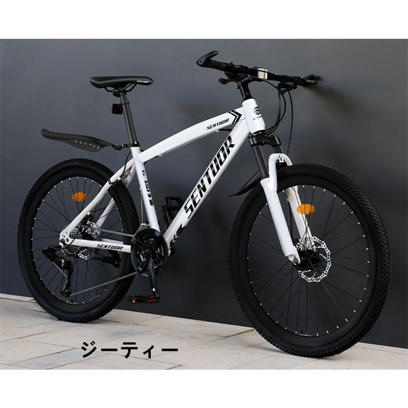 自転車 バイク マウンテンバイク 太いタイヤ 21 24 27 30段変速