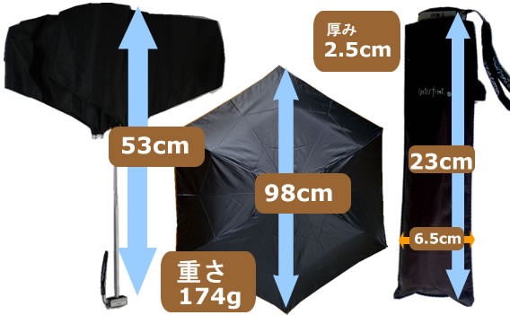 ポケフラシャトル　折りたたみ傘