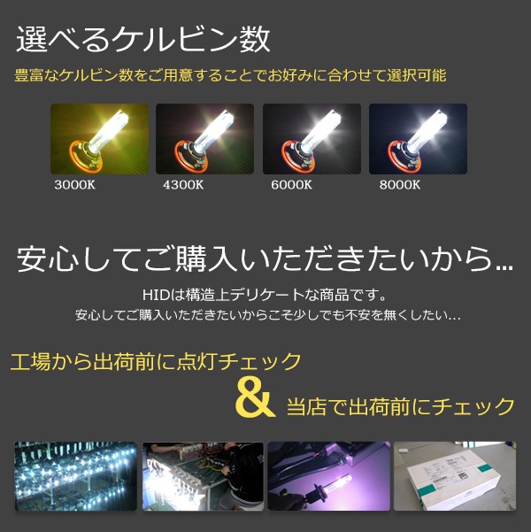 交流式 薄型スリムバラスト HID IH01 Hi/Lo 55W 6000K 8000K