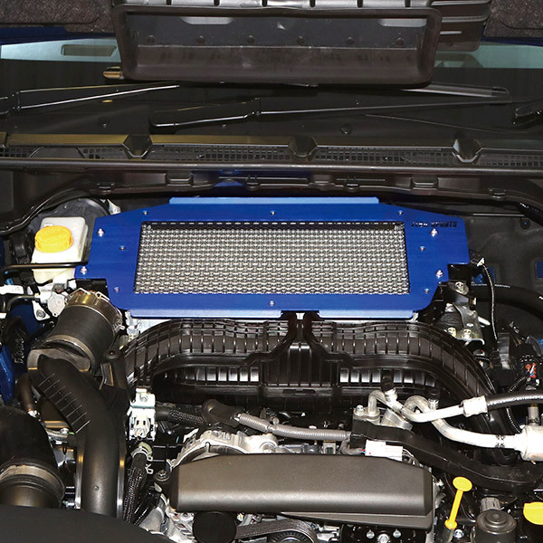 最終価格インターテックUS インタークーラーガード WRXSTI シルバー