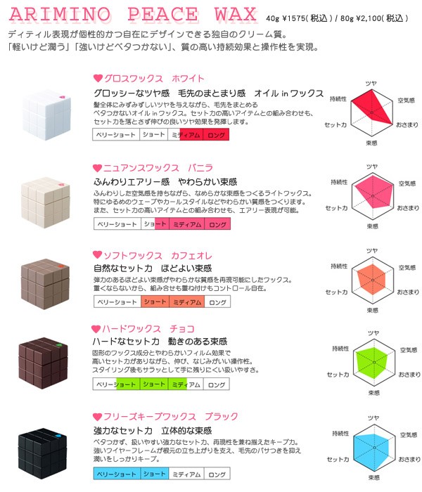 ★【送料無料】アリミノ（ピース ）／ ソフト ワックス 80g 【12個】 カフェオレ  [ワックスライン ] アリミノ（ARIMINO） ピース ワックス ライン ピース ソフトワックス