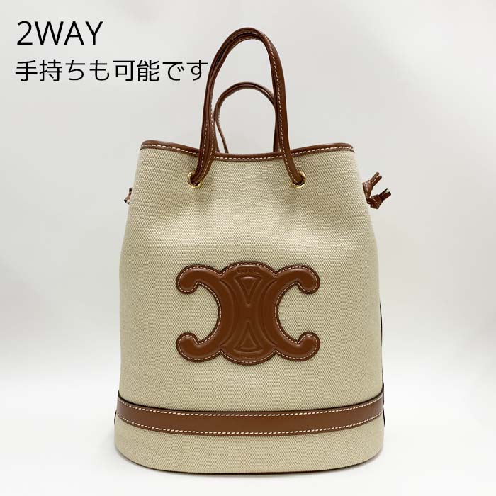 CELINE セリーヌ ハンドバッグ CELINE（セリーヌ） バッグ トリオンフ 巾着 ショルダーバッグ