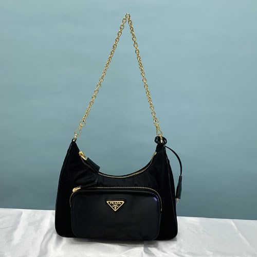 PRADA（プラダ） バッグ Re-Nylon ブラッシュドレザー ミニバッグ