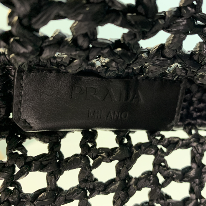 PRADA プラダ クロシェ トートバッグ レディース ナチュラル