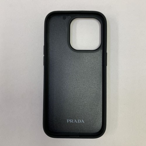 プラダ スマホケース  iPhone 14 Pro用カバー ケース メンズ レディース ブラック 1ZH1632CKR PRADA｜b-3｜03