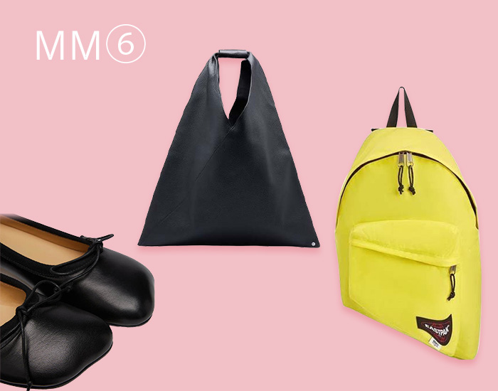 【訳あり】 MM6 Curved shopping bag (SB5WC0005P1245) MM6 MAISON MARGIELA｜SHOPPING BAG WRINKLE FABRIC｜GREEN
