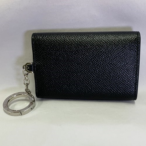 【極美品】 BVLGARI  ブルガリ  キーケース　6連　ブラック　レザー ブルガリ BVLGARI キーケース 6連 ブラック メンズ レディース