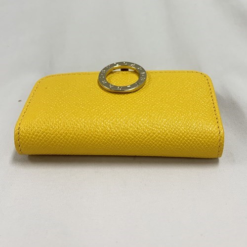 BVLGARI ブルガリキーケース レザー クリップ キーホルダー
