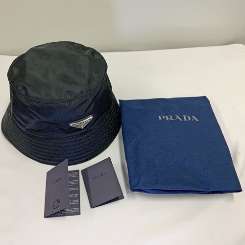 PRADA（プラダ） Re-Nylon バケットハット メンズ レディース ブラック