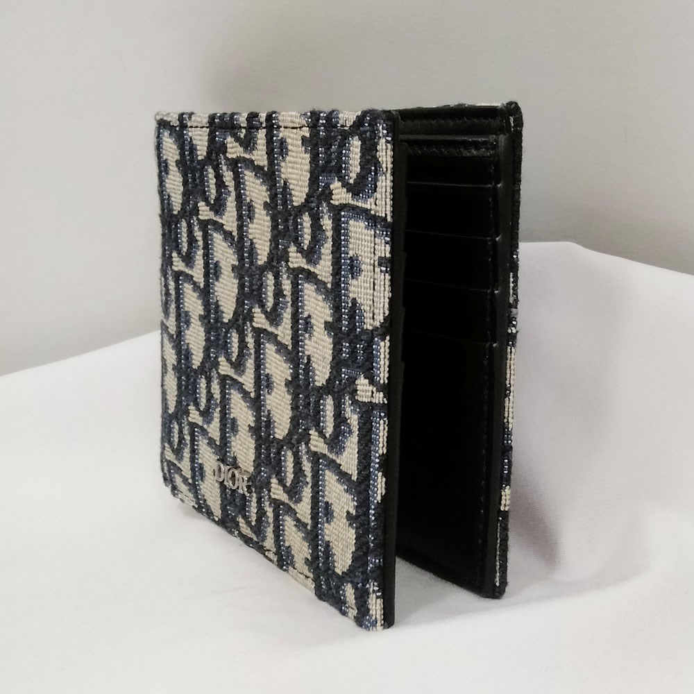 Dior二つ折り財布 ☆国内発送☆】DIOR オブリーク ウォレット 2つ折り財布 (Dior