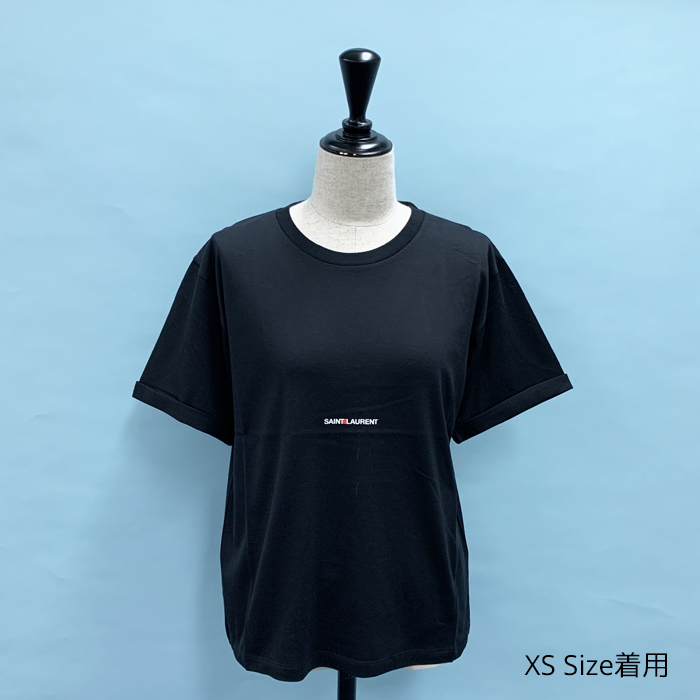 Yves Saint Laurent サンローラン ロゴ シンプル 半袖 Tシャツ