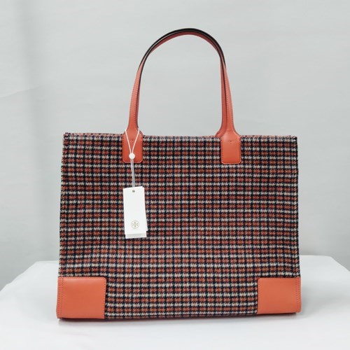 母の日】トリーバーチ バッグ ハンド トートバッグ ELLA PLAID TOTE 
