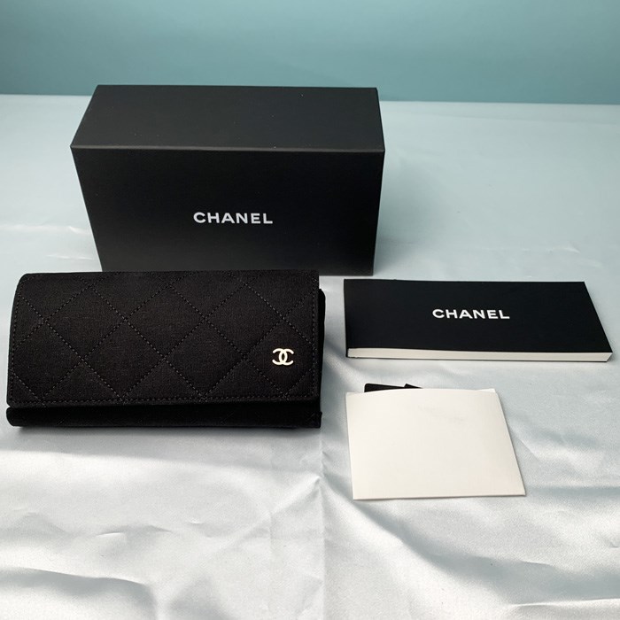 【爆買】シャネル サングラス レクタングル シェイプ アイウェア レディース ブラック ロゴ金飾り付 5435 CHANELの画像