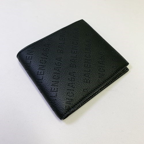 BALENCIAGA バレンシアガ 財布 小物 ロゴ カーフ製折り財布