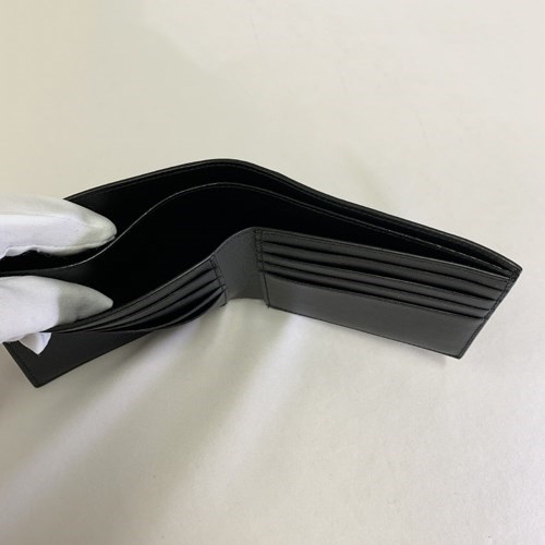バレンシアガ 財布 小物 ロゴ カーフ製折り財布 ブラック メンズ 594549D6WZN BALENCIAGAの画像