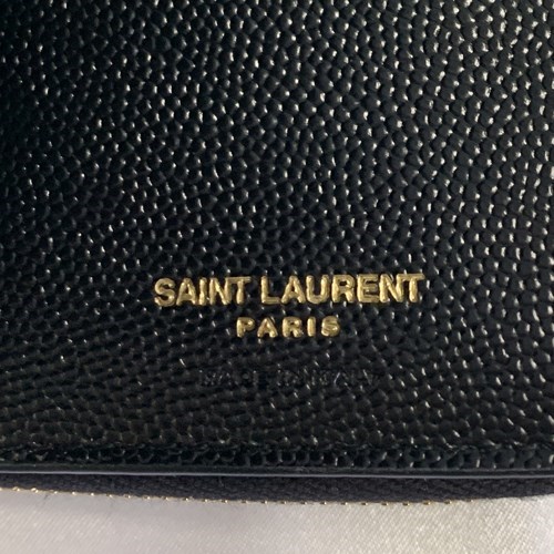 SAINT LAURENT サンローラン モノグラム コンパクト折り財布