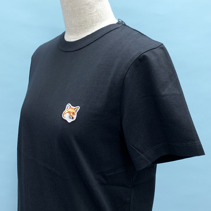 MAISON KITSUNE メゾンキツネ Tシャツ 半袖 人気 FOX HEAD PATCH
