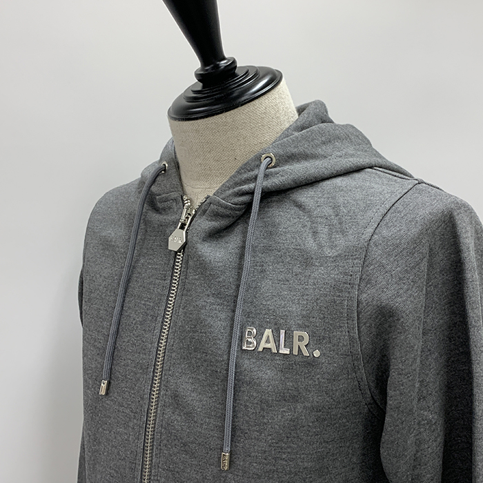 ボーラー パーカー フーディ Q-SERIES STRAIGHT ZIP HOODIE メンズ ブラック グレー B1267.1001 BALR | BALR. | 04