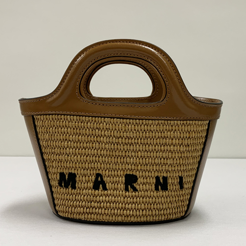 MARNI（マルニ） かごバッグ ラフィア BMMP0067Q0 トロピカリア レザー