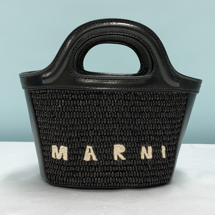 MARNI（マルニ） かごバッグ ラフィア BMMP0067Q0 トロピカリア レザー