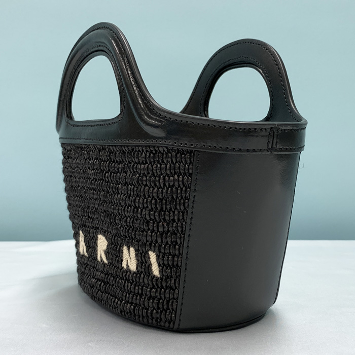 MARNI マルニ かごバッグ トロピカリア レザー ラフィア
