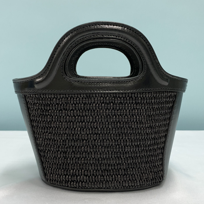 MARNI マルニ かごバッグ トロピカリア レザー ラフィア