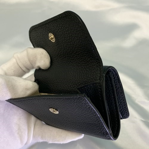 【爆買】クロエ 折り財布 レザー ALPHABET スモール財布 レディース ブラック CHC21WP946F57 CHLOEの画像