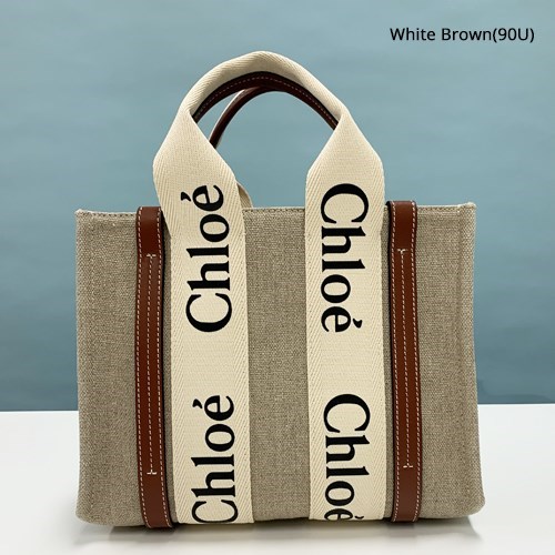 Chloe（クロエ） 人気 トートバッグ リボン キャンパス “woody 