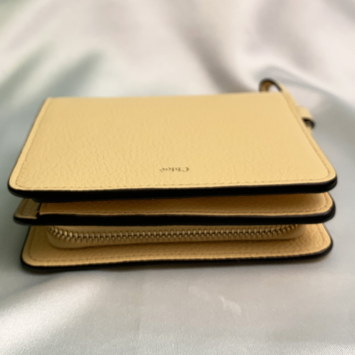Chloé 二つ折り財布 ベージュ Chloe（クロエ） 財布 折りたたみ財布 センス senseコンパクト財布