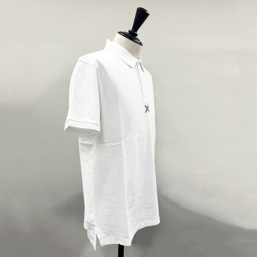 ケンゾー ポロシャツ 半袖 ゴルフ スポーツ Big X Cotton PoloShirt メンズ ブラック ホワイト FB65PO0514SK KENZO｜b-3｜03