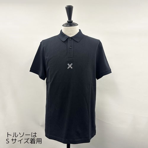 ケンゾー ポロシャツ 半袖 ゴルフ スポーツ Big X Cotton PoloShirt メンズ ブラック ホワイト FB65PO0514SK KENZO｜b-3｜10