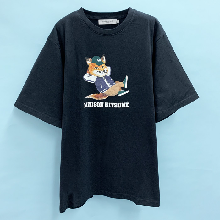 【BONUS ストア+5％】メゾンキツネ 半袖 ドレスド フォックス イージー Tシャツ メンズ レ...