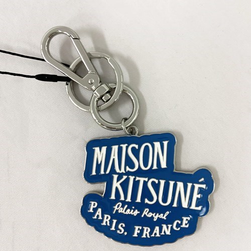 即発 MAISON KITSUNE パレロワイヤル キーリング LM06901AM1005 MAISON KITSUNE メゾンキツネ パレロワイヤル キーリング メンズ