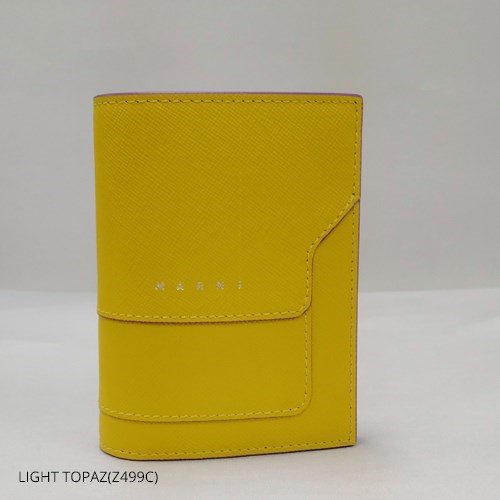 【新品】マルニ MARNI 財布 レディース PFMOQ14U07-LV520 MARNI（マルニ） 二つ折り財布 PFMOQ14U07 LV520 メンズ サフィアーノ