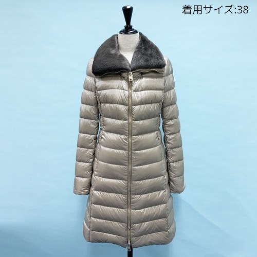 HERNO（ヘルノ） ダウンジャケット アウター Elisa ファー付き ダウン