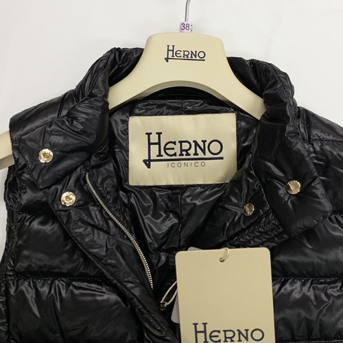ヘルノ アウター ベスト ジレ GIULIA レディース ブラック PI0661DIC12017 HERNO HERNO ヘルノ アウター ダウン ベスト ジレ GIULIA レディース