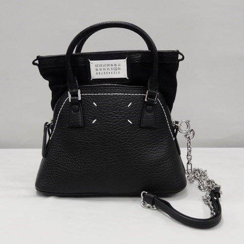 メゾンマルジェラ ショルダーバッグ レザー 5AC Classiqueマイクロ バッグ レディース ブラック S56WG0081P4455 MAISON MARGIELA | Maison Margiela | 03