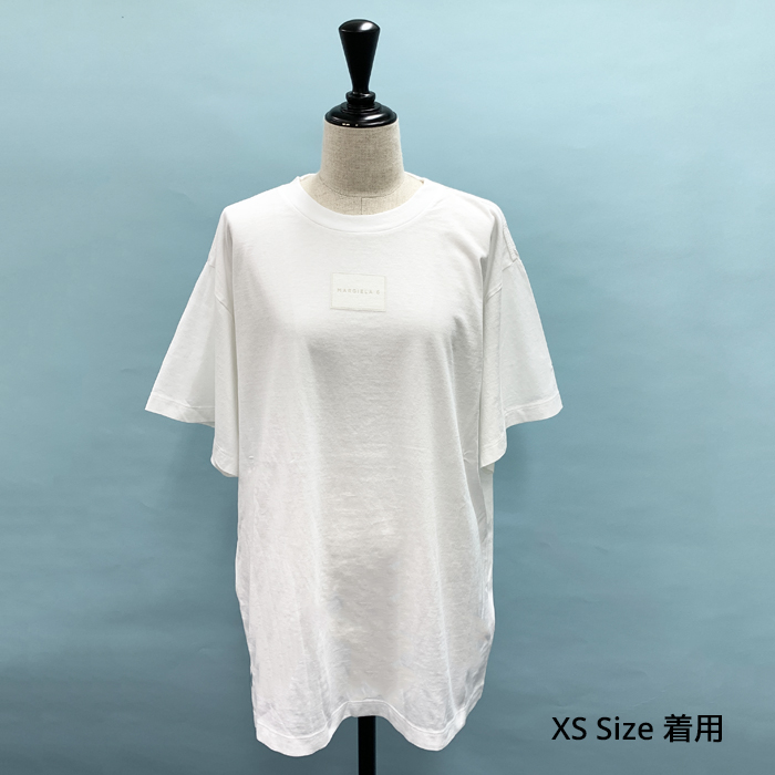 エムエムシックス メゾンマルジェラ Tシャツ 半袖 クルーネック ロゴプリント オーバーサイズ 2色 レディース S62GD0111 S23955 MM6 エムエムシックス メゾンマルジェラ Tシャツ 半袖 クルー