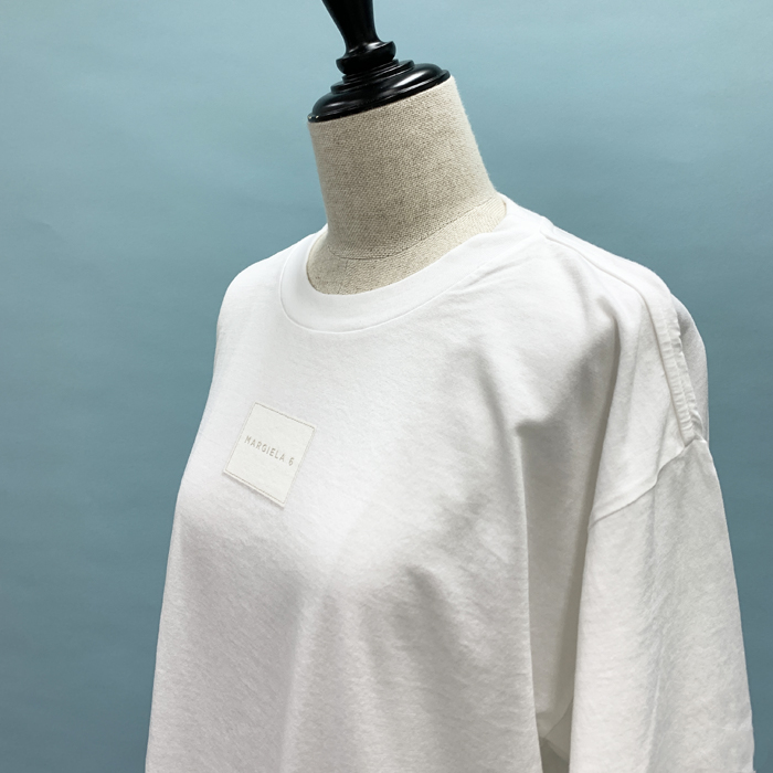エムエムシックス メゾンマルジェラ Tシャツ 半袖 クルーネック ロゴプリント オーバーサイズ 2色 レディース S62GD0111 S23955 楽天市場】MM6 エムエムシックス メゾンマルジェラ Tシャツ
