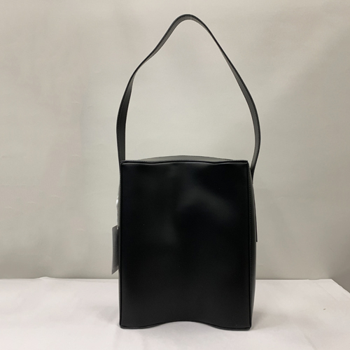【爆買】【訳あり(1)】 Curved shopping bag  レディース ブラック SB5WC0005P1245 MM6 MAISON MARGIELAの画像