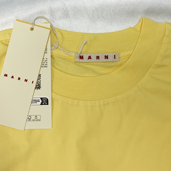 MARNI マルニ Tシャツ・カッ トソー フロント ロゴ Tシャツ 半袖