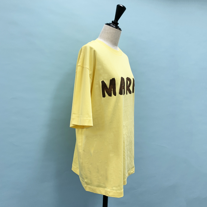 MARNI マルニ Tシャツ・カッ トソー フロント ロゴ Tシャツ 半袖