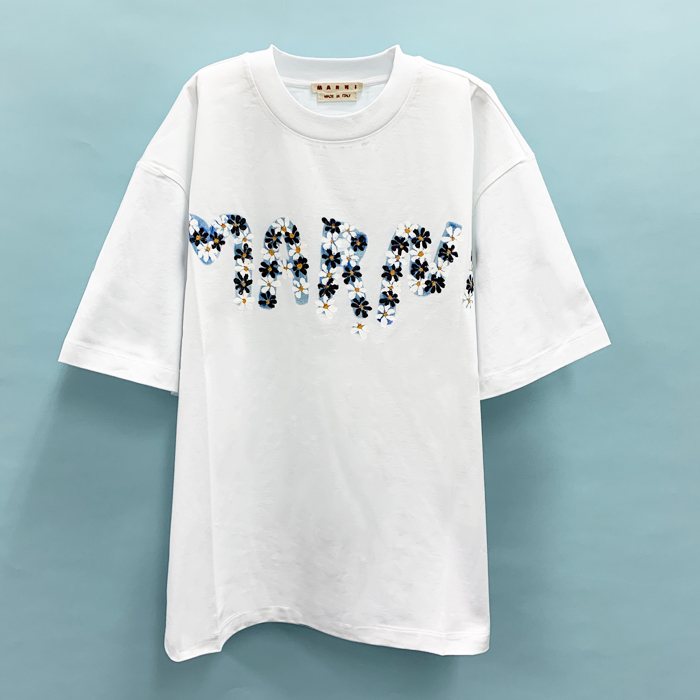 MARNI（マルニ） Tシャツ デイジー ロゴ プリント ティーシャツ