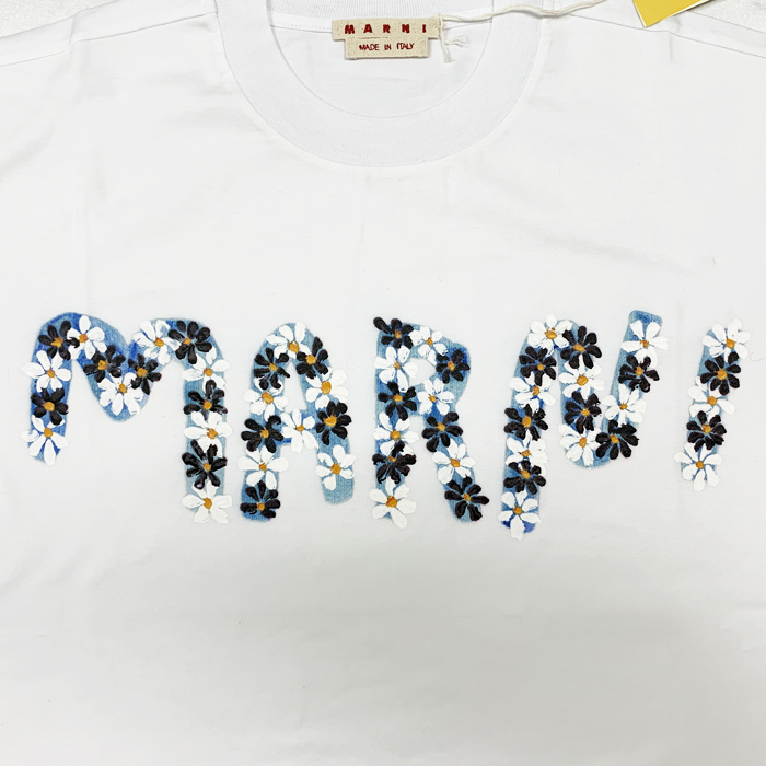 MARNI（マルニ） Tシャツ デイジー ロゴ プリント ティーシャツ