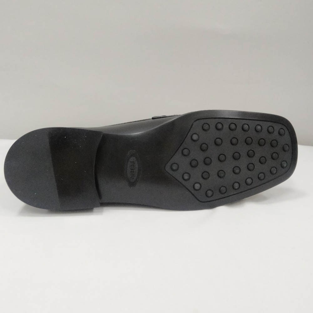 【爆買】トッズ TOD’S 靴 Tタイムレス レザー ローファー レディース ブラック XXW44K0FX70RBT 黒 ローヒール オフィスの画像