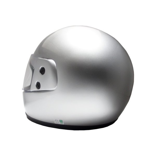 ヘルメット バイク用 フルフェイスヘルメット シルバー BB100