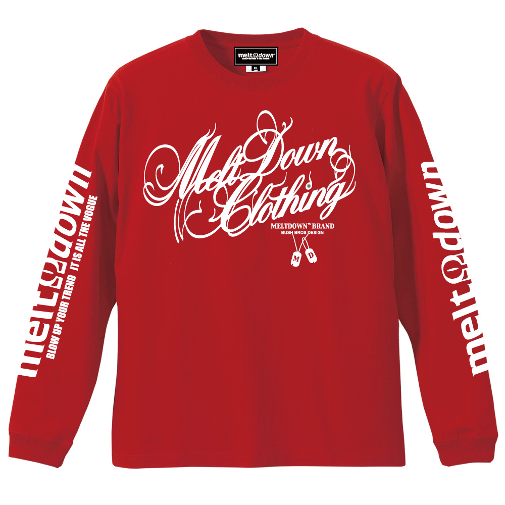 MELTDOWN（メルトダウン） 長袖Tシャツ SCRIPT L/S TEE(MD-LS01