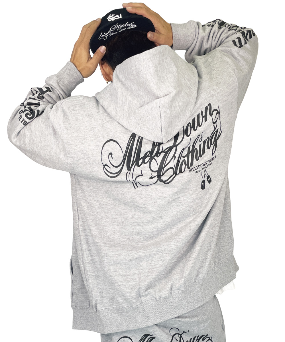 ドラマ着用商品】MELTDOWN(メルトダウン) ジップスウェットパーカー